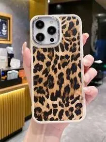 Leopard phone case|Brown Leopard Print Soft Phone