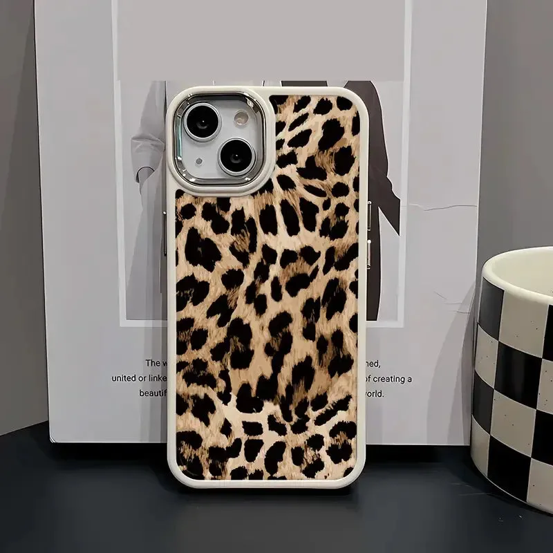 Leopard phone case|Brown Leopard Print Soft Phone