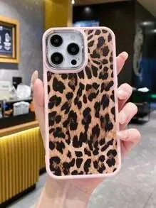 Leopard phone case|Brown Leopard Print Soft Phone