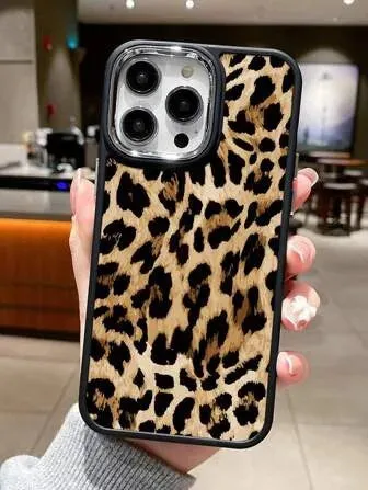 Leopard phone case|Brown Leopard Print Soft Phone