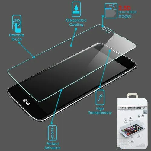 LG K3 Premium Tempered Glass Screen Protector - Scratch Free Ultra Slim 0.3mm  - Temper Glass Screen Protector