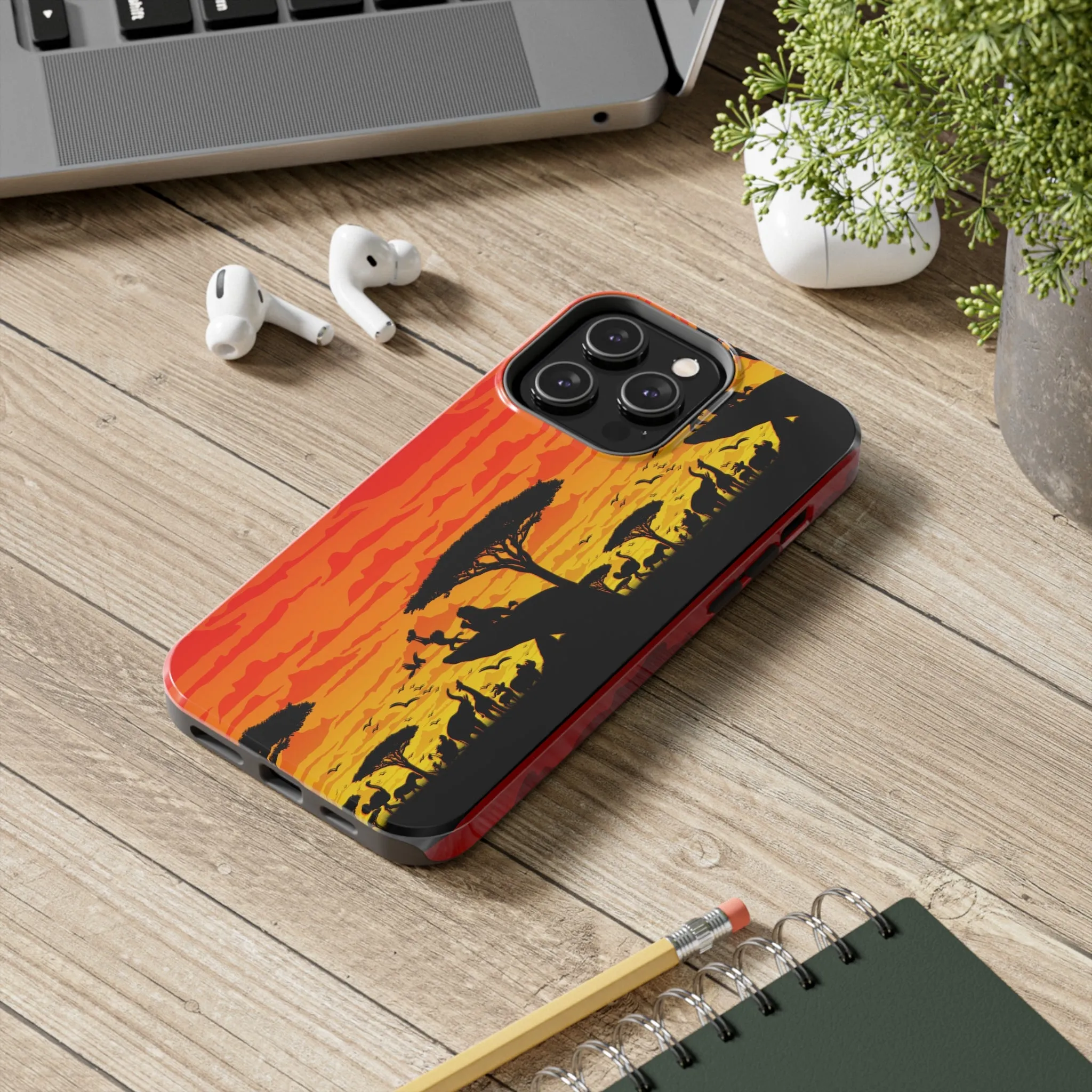 Lion Border Phone Case Gift Inspired Fan Art Movie