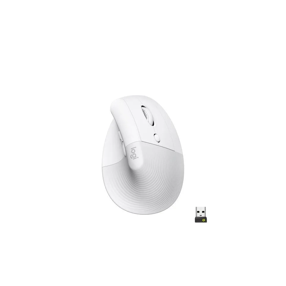 Logitech Lift Vertical Ergonomic Mouse Wireless Bluetooth Logi Bolt USB receiver with Quiet Clicks