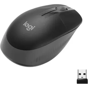 Logitech M190 Wireless Mouse - Charcoal Gray