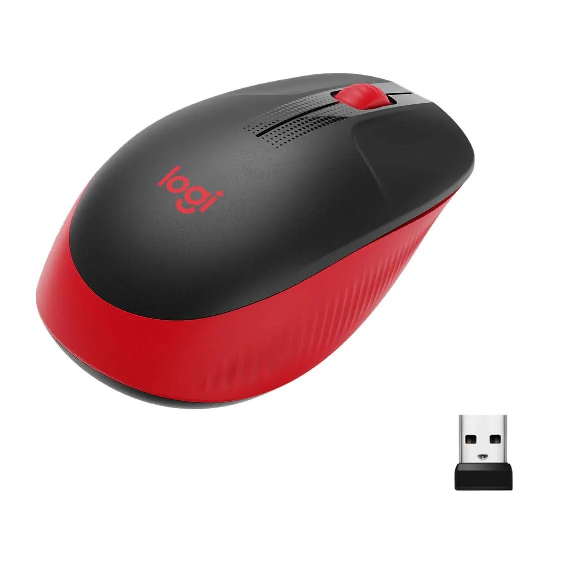 LOGITECH M190 WIRELESS MOUSE RED