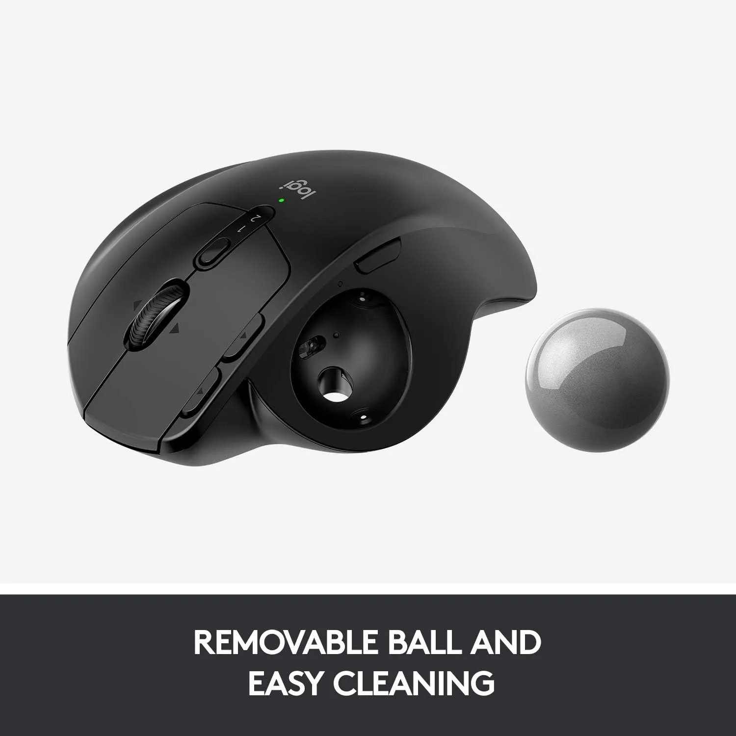 Logitech MX Ergo Trackball Mouse 無線軌跡球滑鼠 - Graphite 石墨灰色 910-005180 原裝行貨