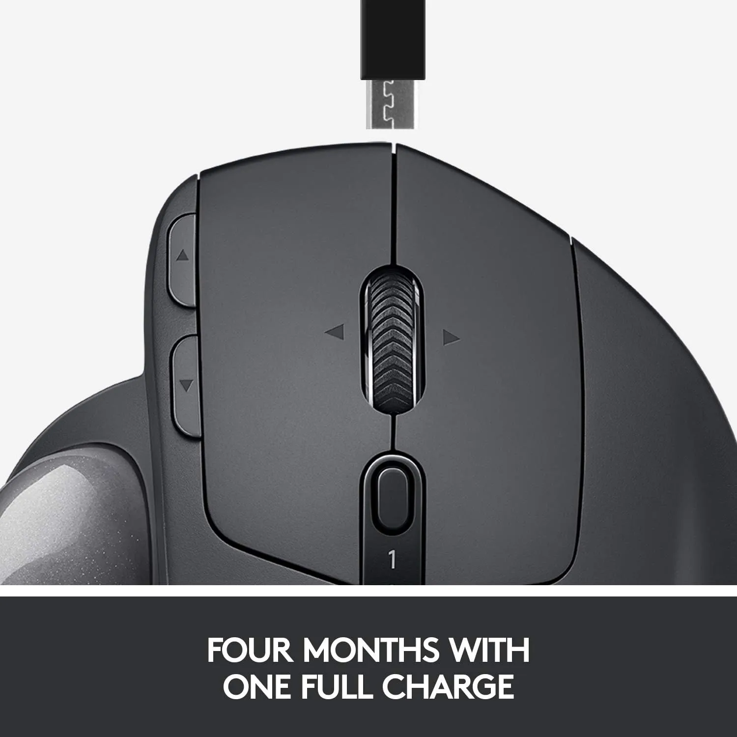 Logitech MX Ergo Trackball Mouse 無線軌跡球滑鼠 - Graphite 石墨灰色 910-005180 原裝行貨