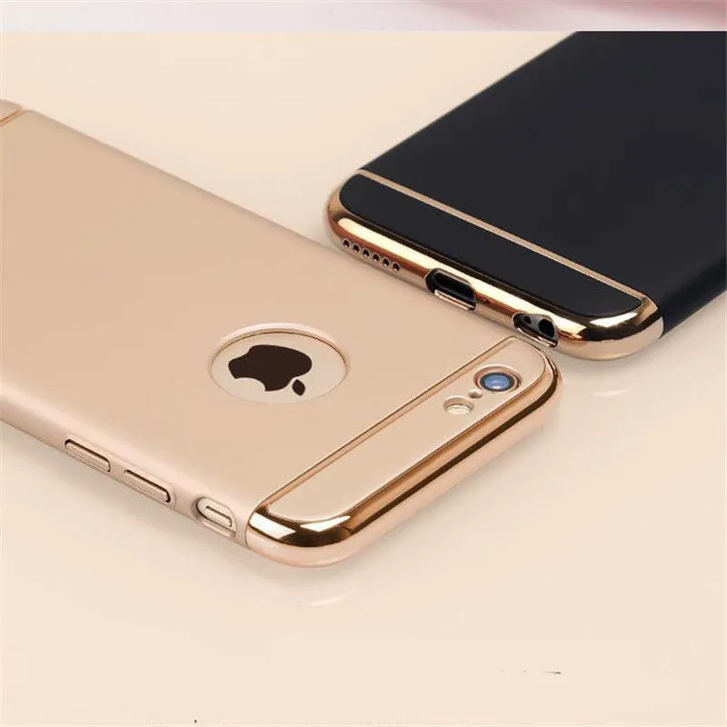 Luxury Ultra Thin Shockproof Cover Coque Phone Case for iPhone 6 6s 7 Plus 360 Full Body Coverage Phone Cases For i6 i6s i7 Plus