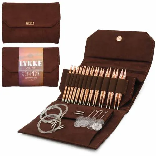 LYKKE CYPRA COPPER INTERCHANGEABLE NEEDLE GIFT SETS