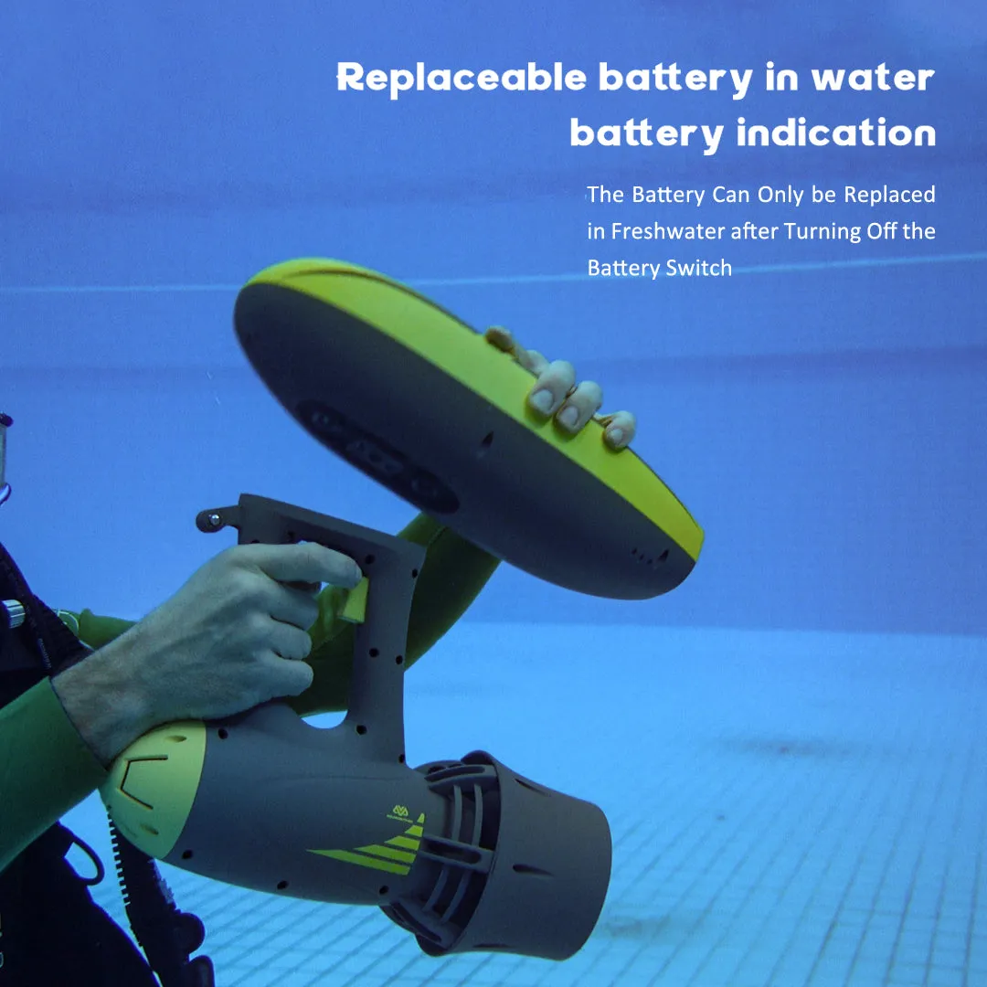 MagicJet Seascooter, the Best Underwater Scooter with 3 Camera Mounts