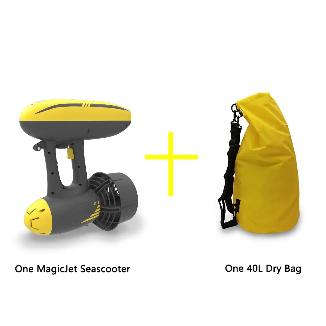 MagicJet Seascooter, the Best Underwater Scooter with 3 Camera Mounts