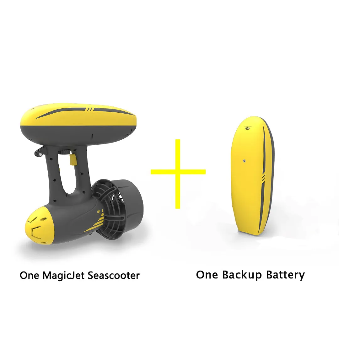 MagicJet Seascooter, the Best Underwater Scooter with 3 Camera Mounts