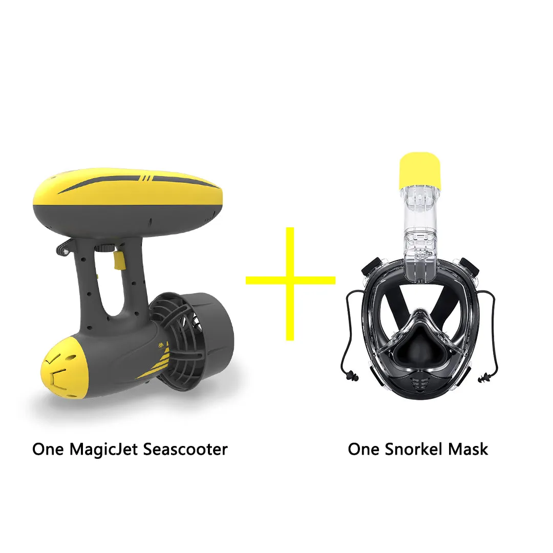 MagicJet Seascooter, the Best Underwater Scooter with 3 Camera Mounts