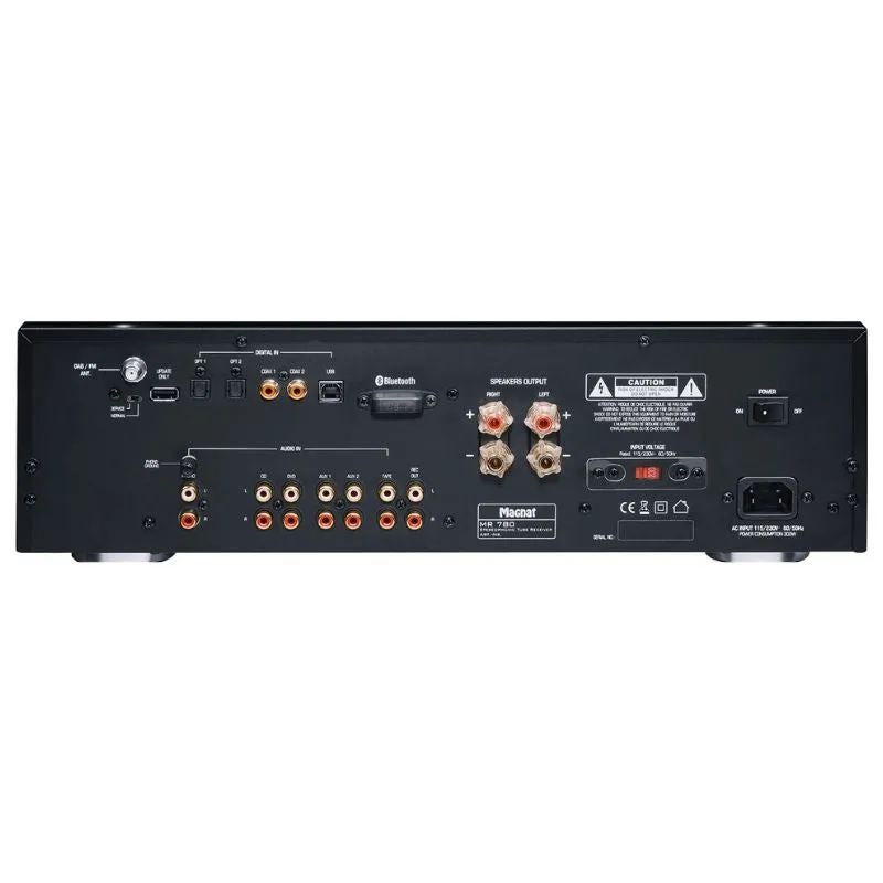 Magnat MR 780 Stereo Receiver 2 x 100 W With Bluetooth, DAB , USB & Tube Preamp