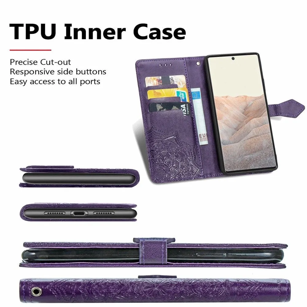 Mandala Google Pixel 6 Flip case - Purple