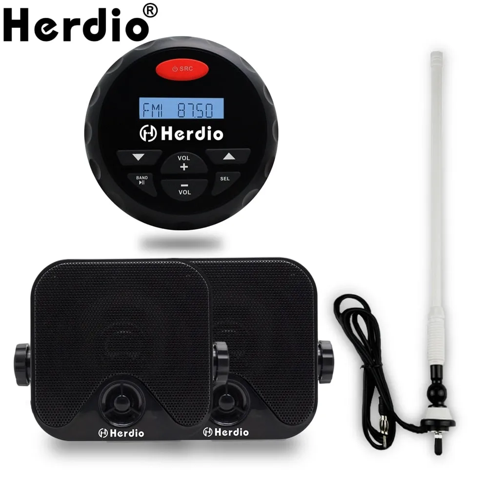 Marine Bluetooth Stereo Boat Radio