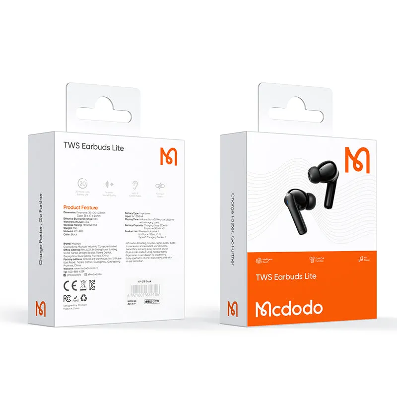 Mcdodo B03 Series TWS Earbuds Support Wireless Charging