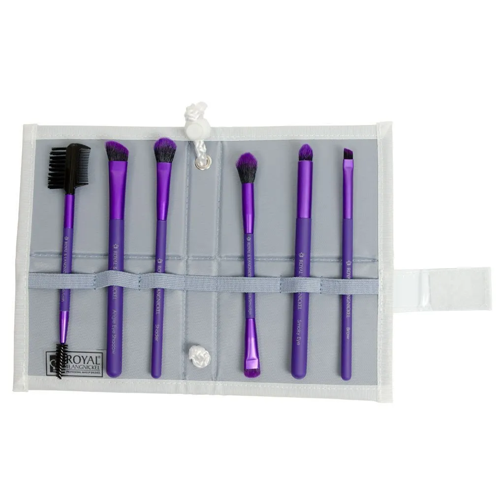 MŌDA® Beautiful Eyes 7pc Purple Brush Kit