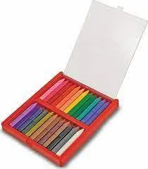 Melissa & Doug - 24 Triangular Crayons - Non-Roll, Stronger than Regular Crayons