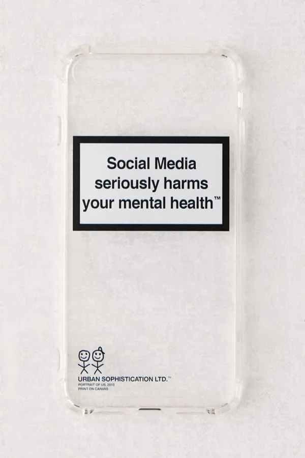 MENTAL HEALTH WARNING IPHONE CASE