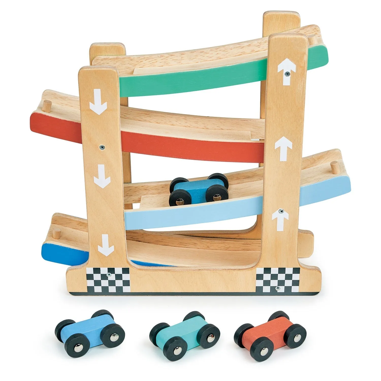 Mentari | Wooden Ramp Racer Toy