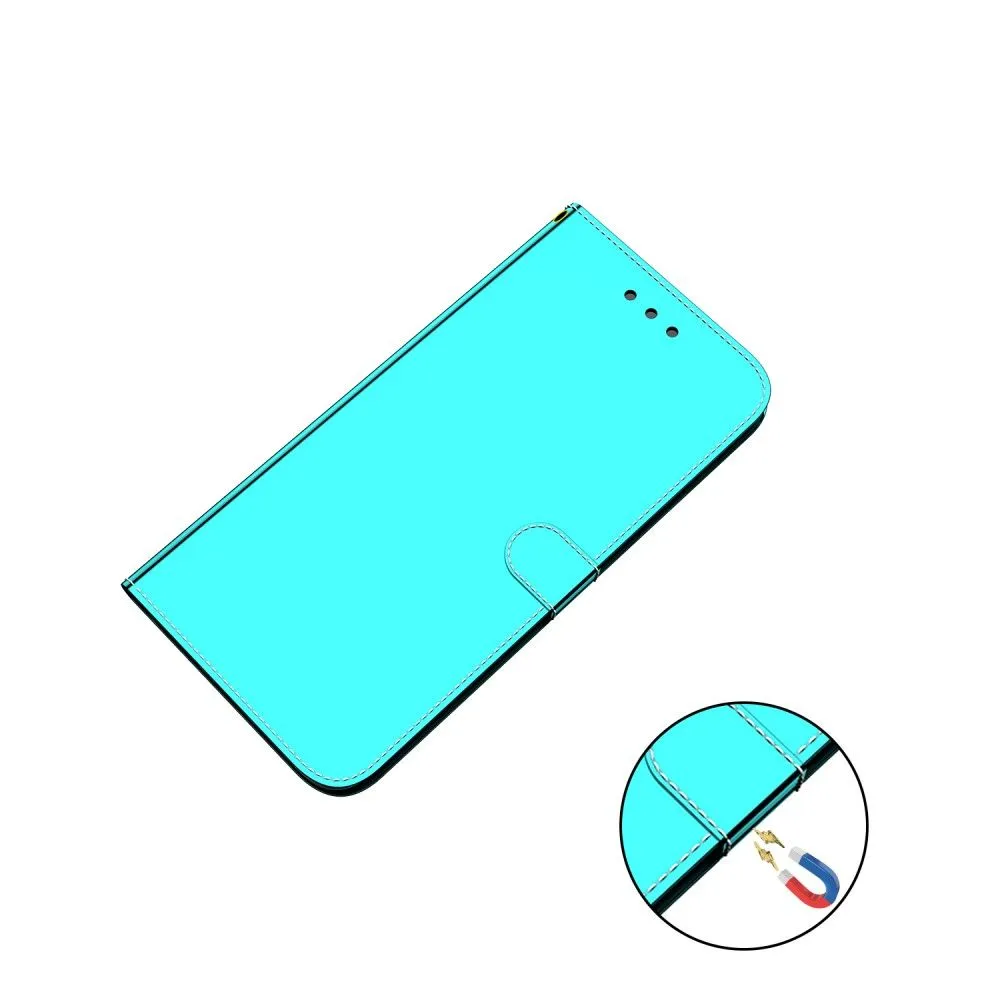 Mirror Google Pixel 6 Pro flip case - Cyan