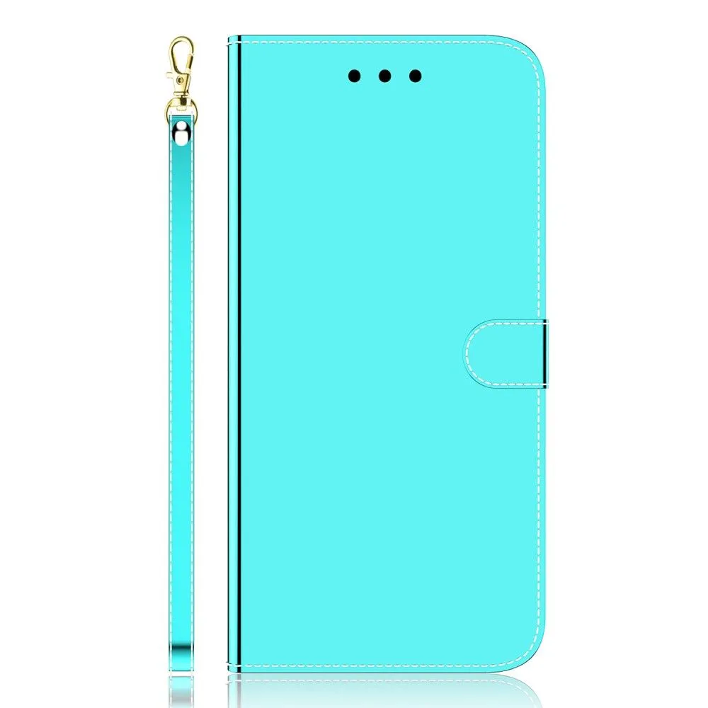 Mirror Google Pixel 6 Pro flip case - Cyan