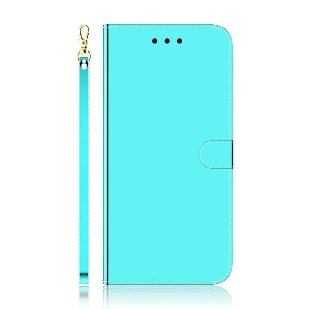 Mirror Nokia XR20 flip case - Cyan