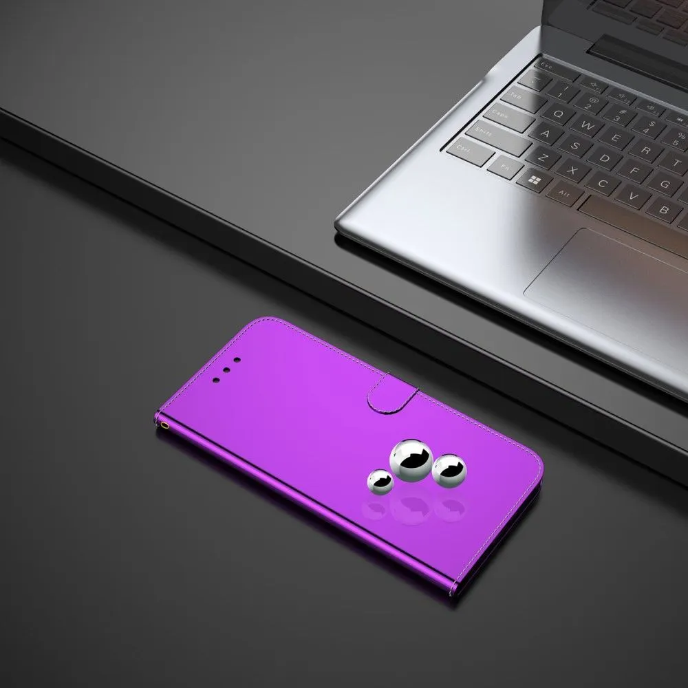 Mirror OnePlus Nord N20 5G flip case - Purple