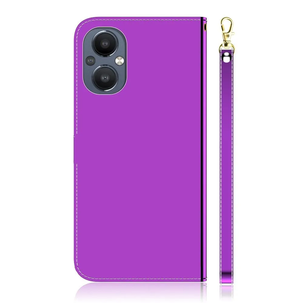 Mirror OnePlus Nord N20 5G flip case - Purple