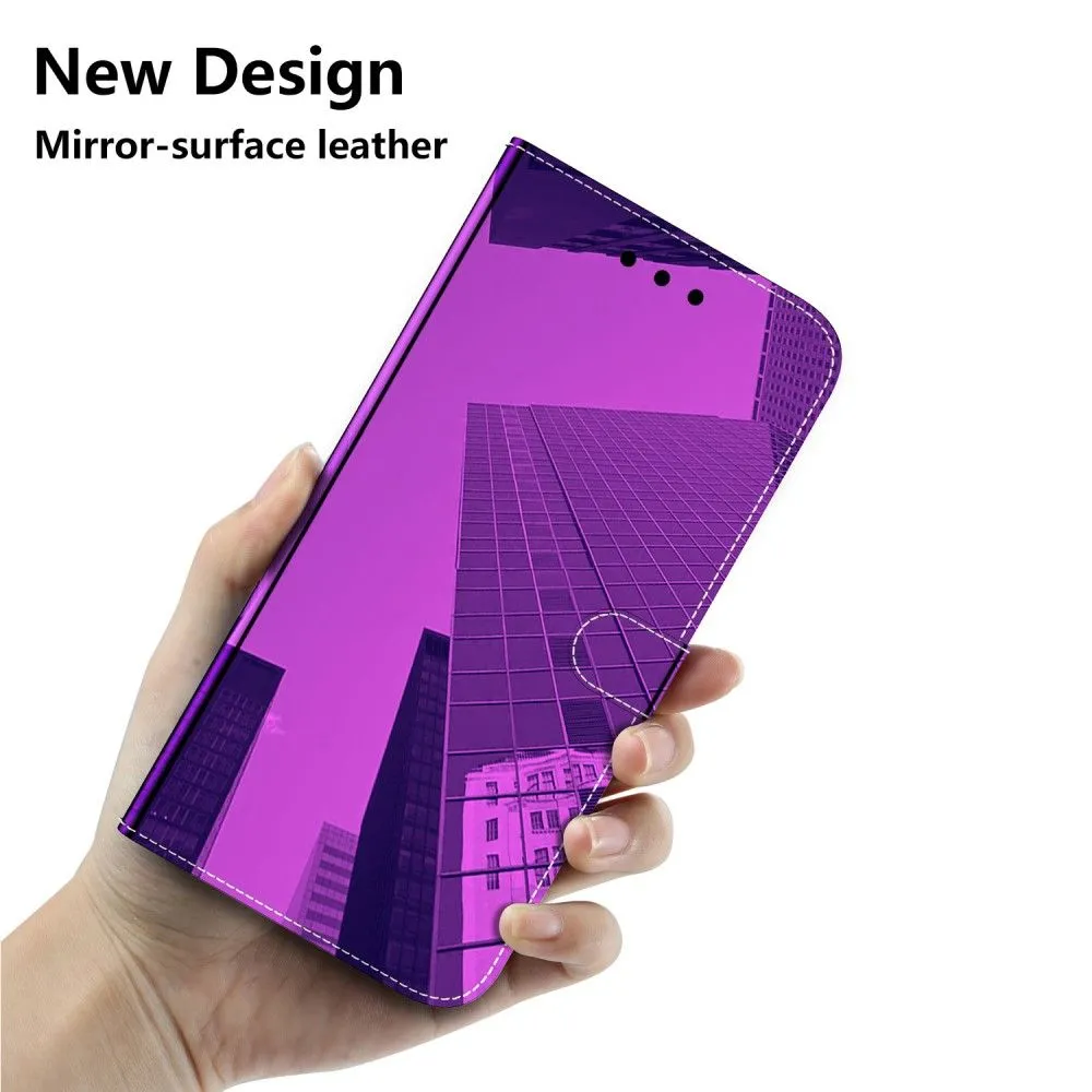 Mirror OnePlus Nord N20 5G flip case - Purple