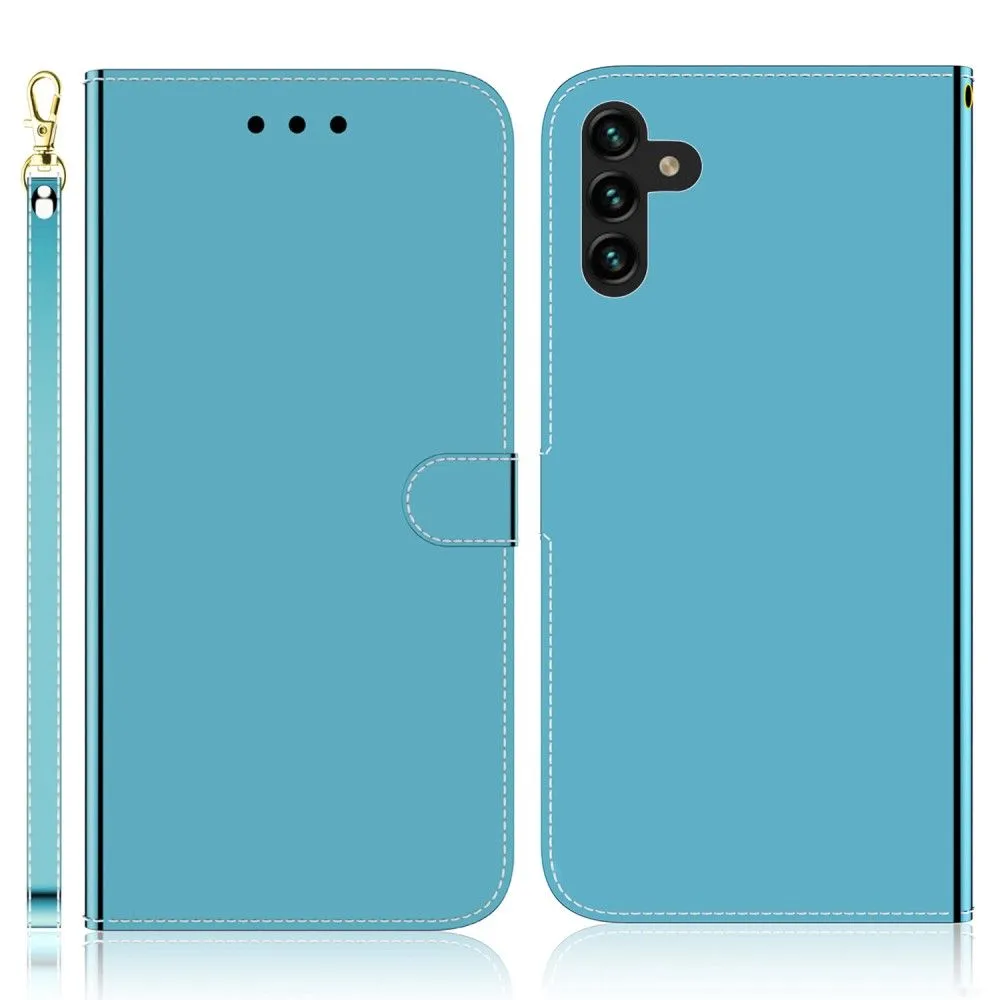 Mirror Samsung Galaxy A13 5G flip case - Blue