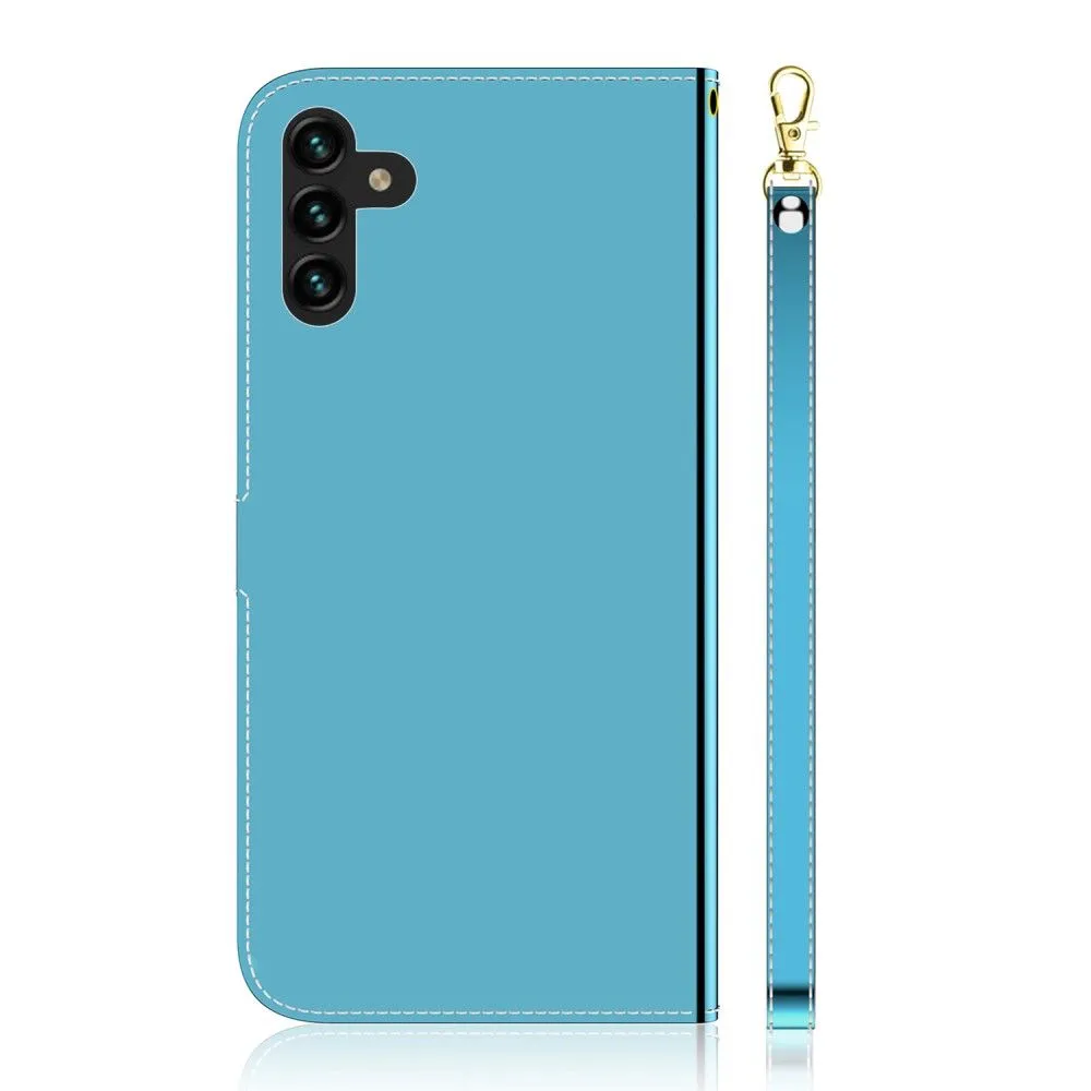 Mirror Samsung Galaxy A13 5G flip case - Blue