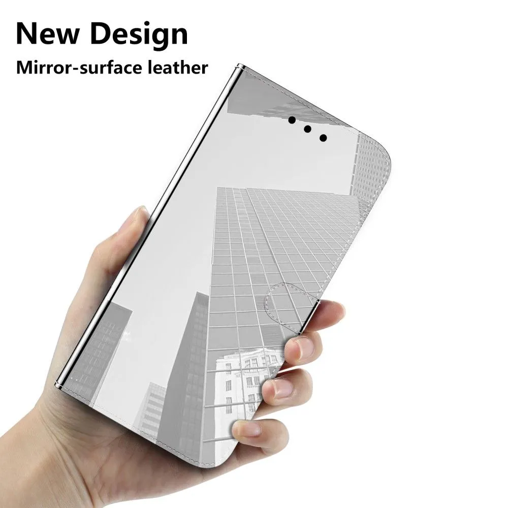 Mirror Samsung Galaxy A13 5G flip case - Silver