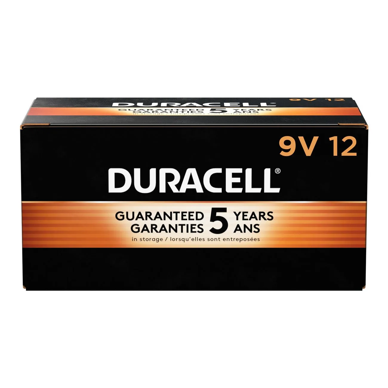 MN1604BKD Duracell, MN1604 Alkaline Battery, 9V, Coppertop, 12PK