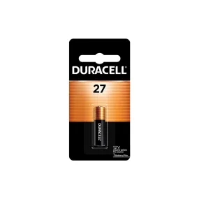 MN27BPK09 Duracell, Specialty Battery, MN27, 12 V, Alkaline, 1PK, 1PK