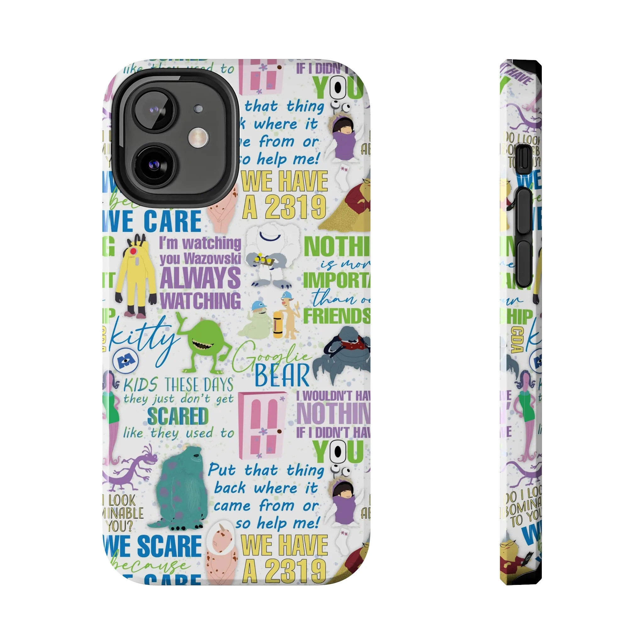 Monsters Quotes Phone Case Gift Inspired Fan Art Iphone