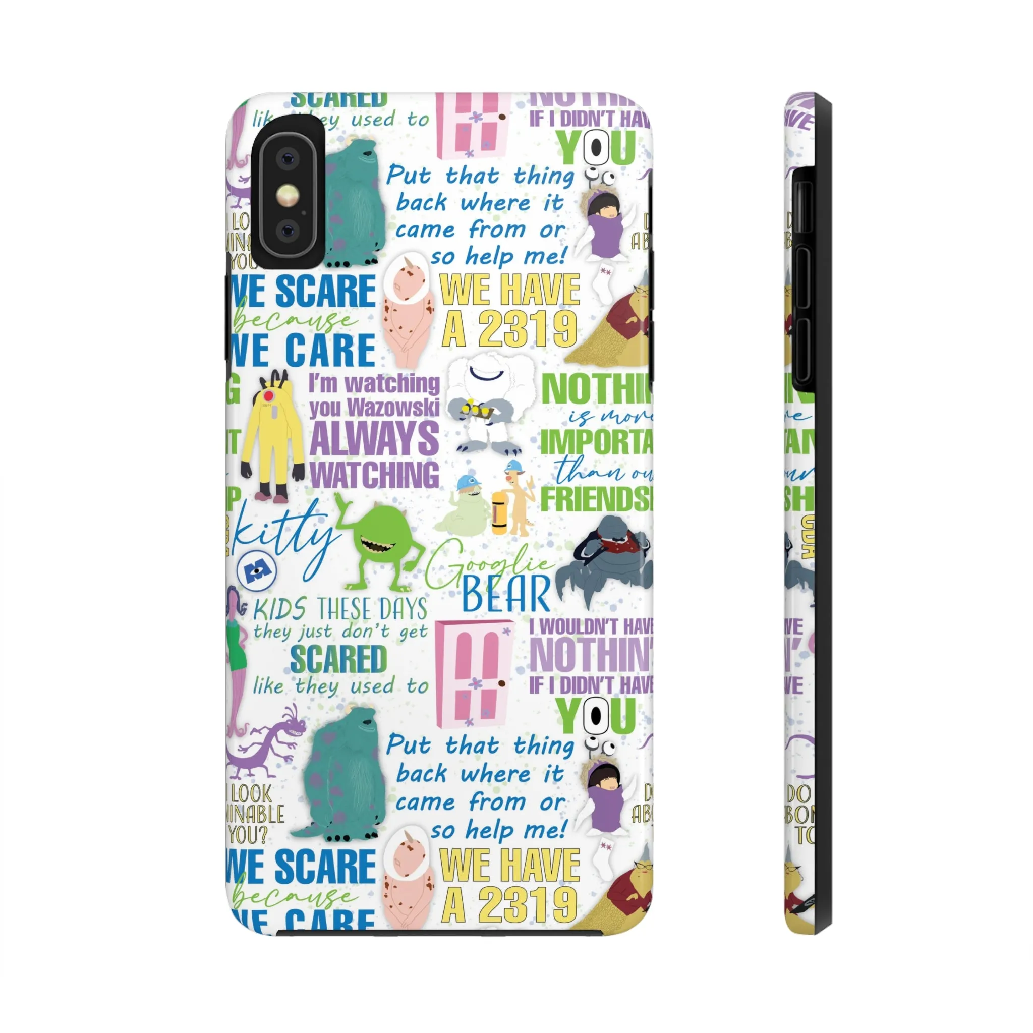 Monsters Quotes Phone Case Gift Inspired Fan Art Iphone