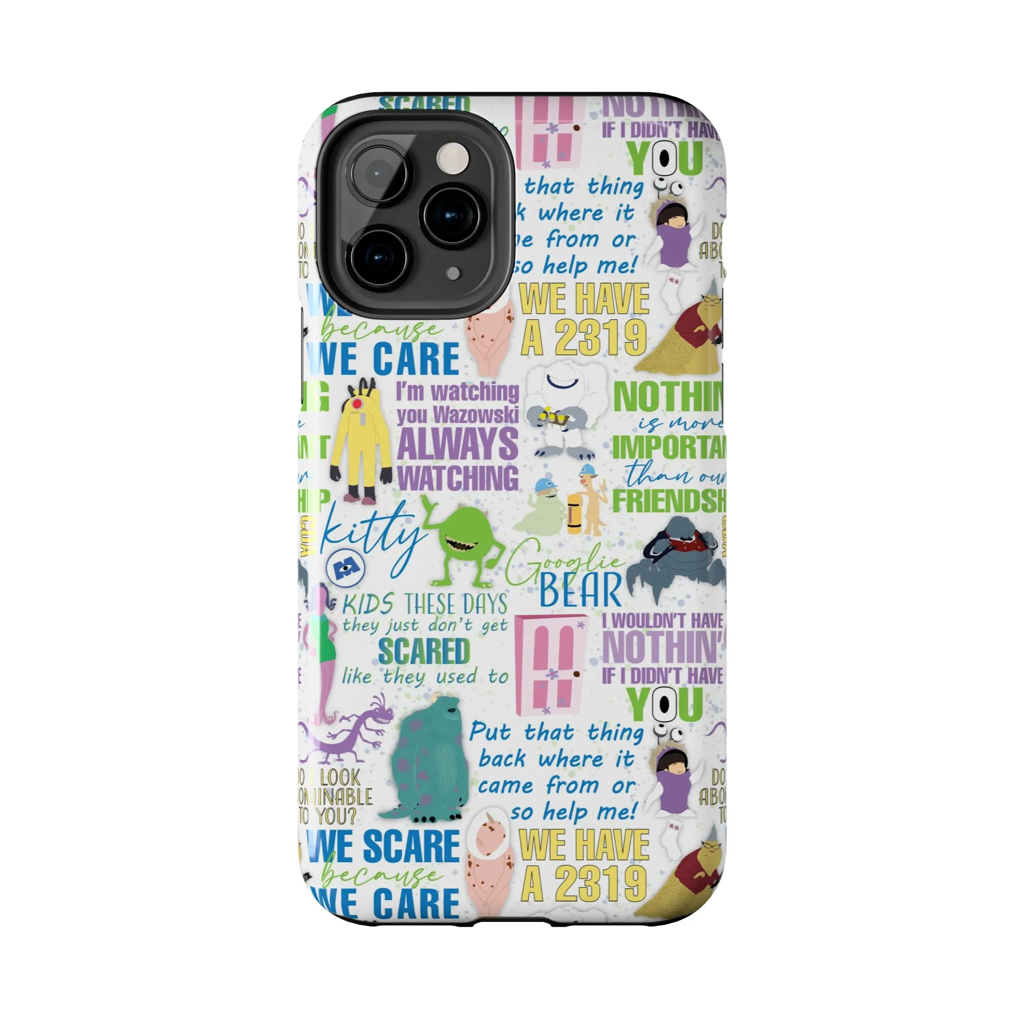 Monsters Quotes Phone Case Gift Inspired Fan Art Iphone