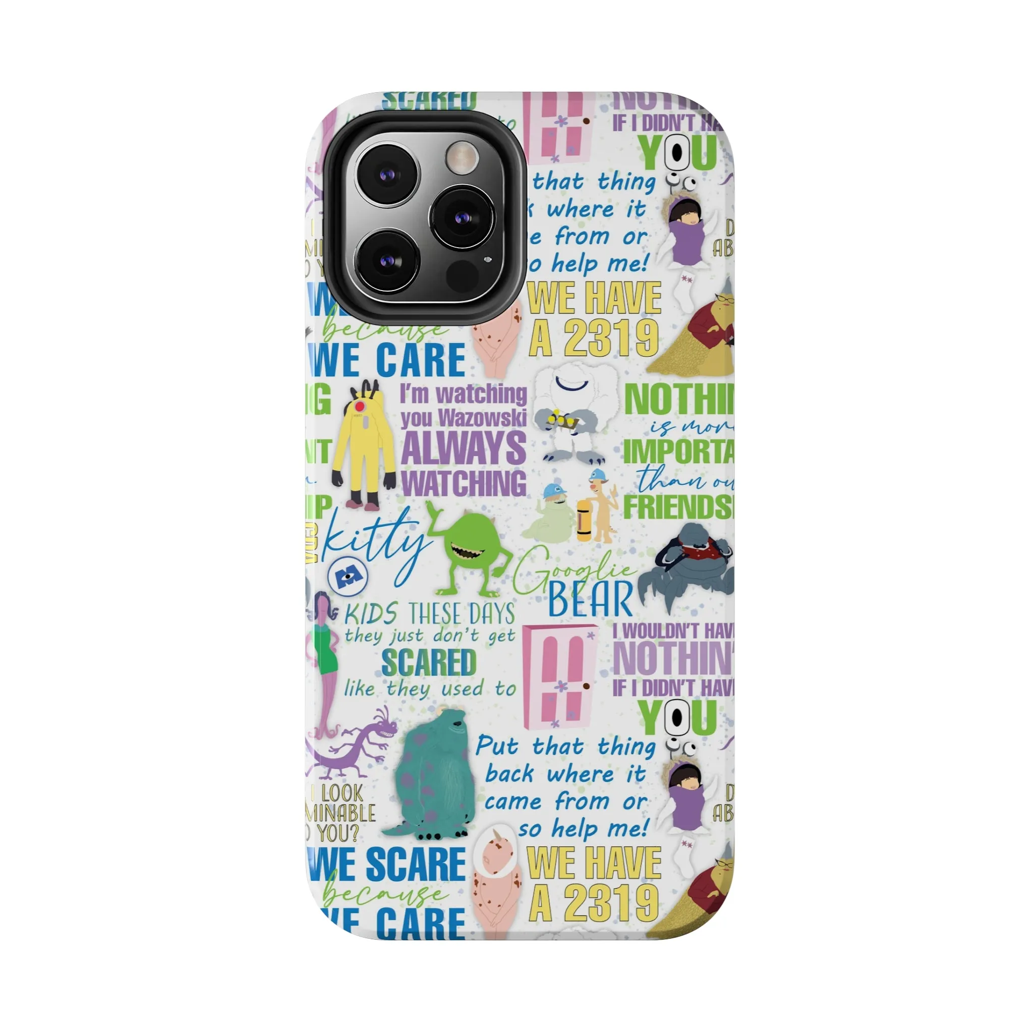 Monsters Quotes Phone Case Gift Inspired Fan Art Iphone