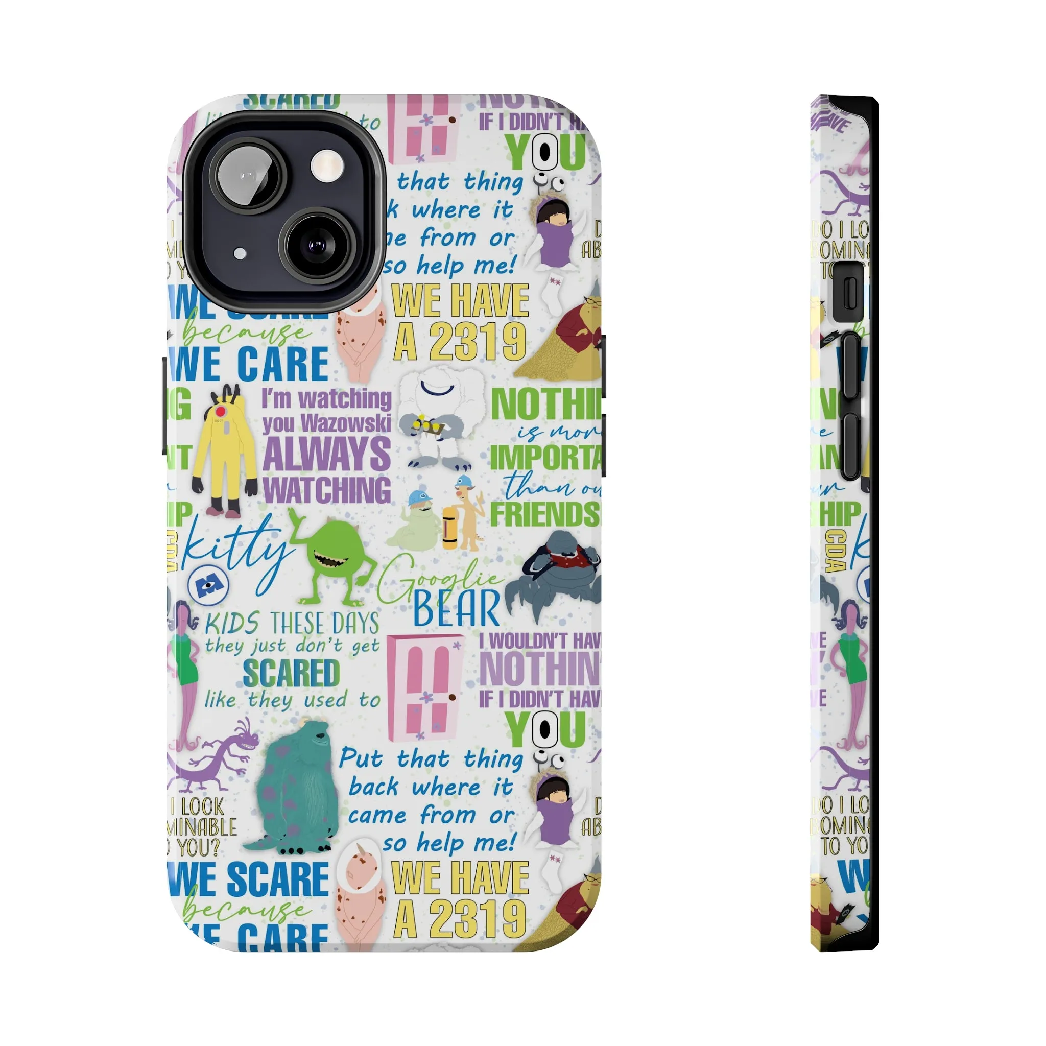 Monsters Quotes Phone Case Gift Inspired Fan Art Iphone