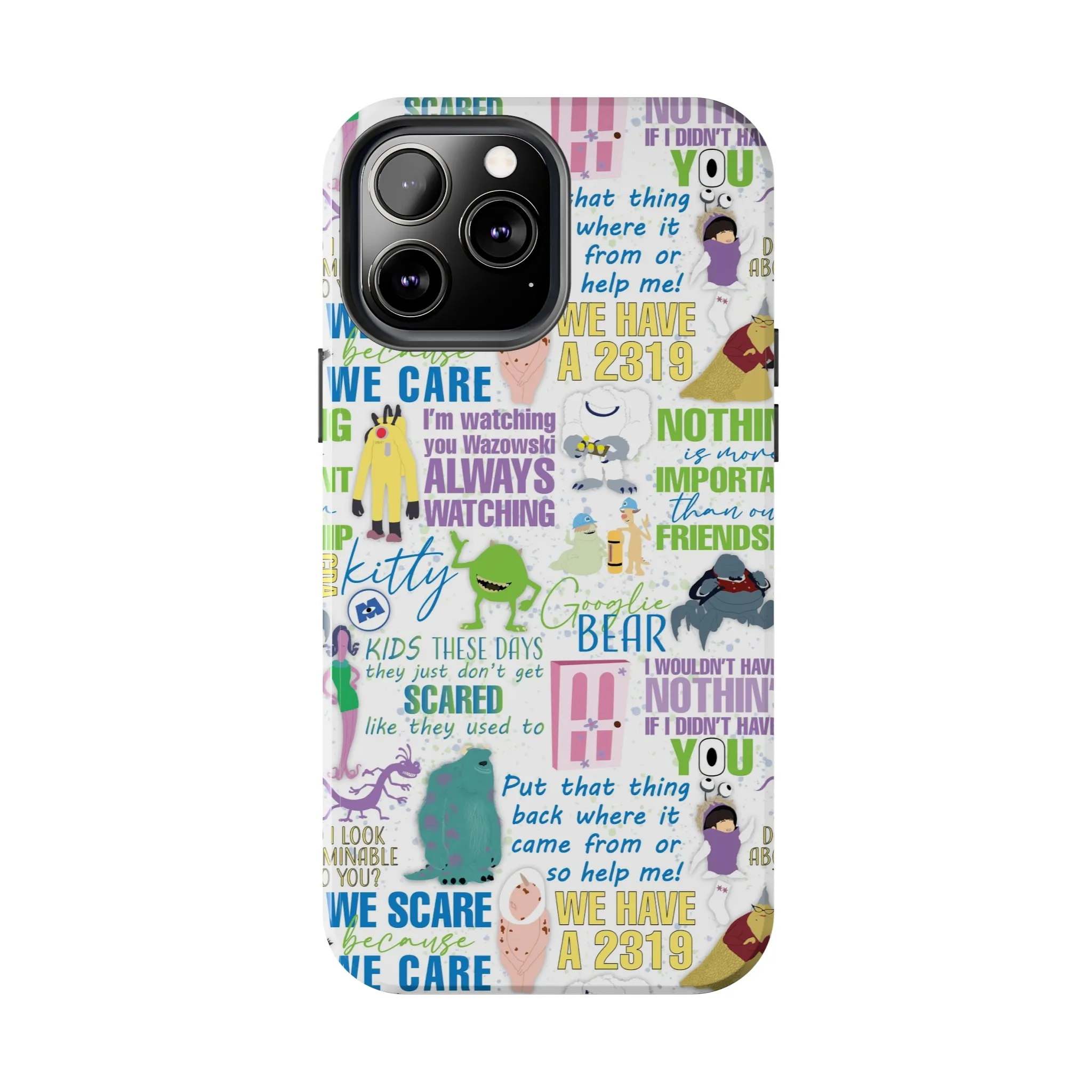 Monsters Quotes Phone Case Gift Inspired Fan Art Iphone