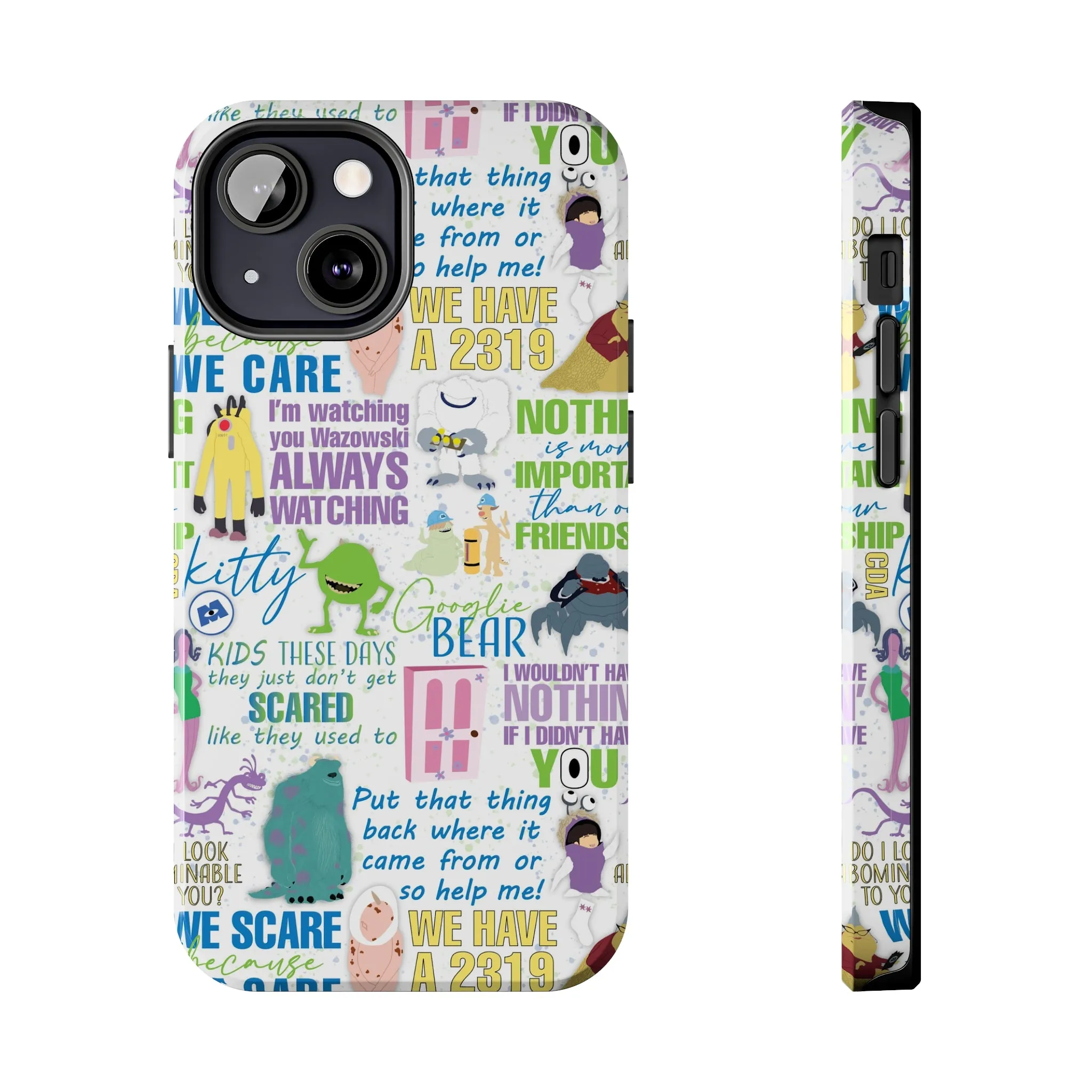 Monsters Quotes Phone Case Gift Inspired Fan Art Iphone