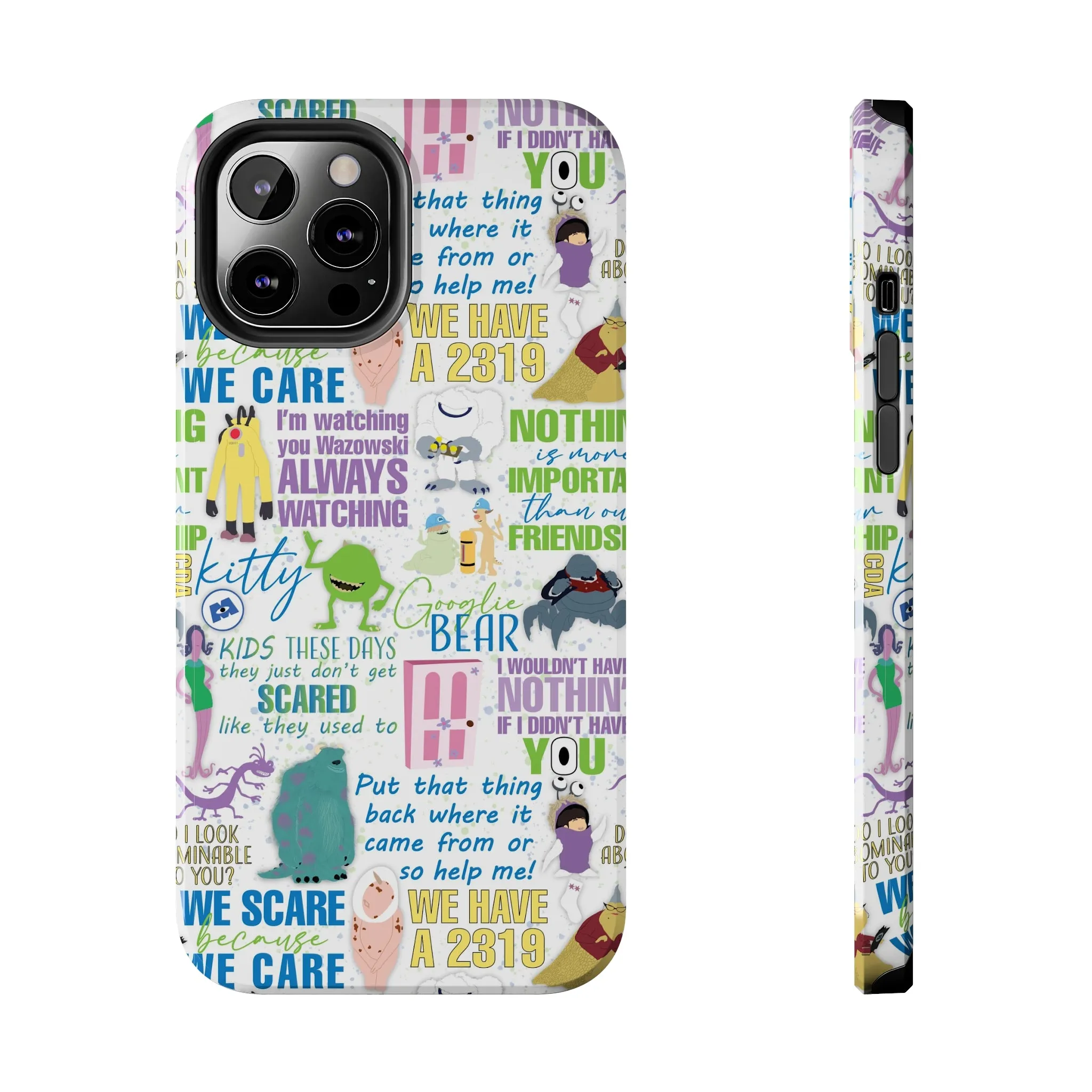 Monsters Quotes Phone Case Gift Inspired Fan Art Iphone