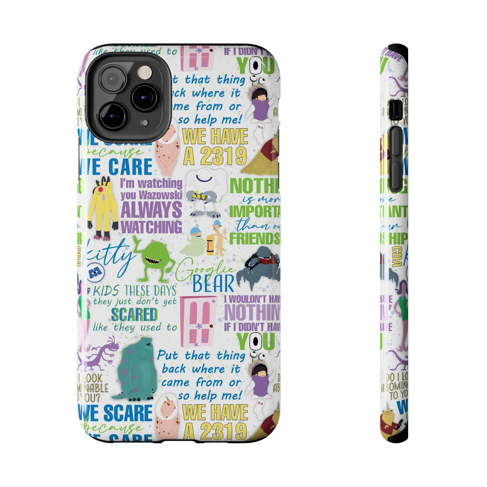 Monsters Quotes Phone Case Gift Inspired Fan Art Iphone