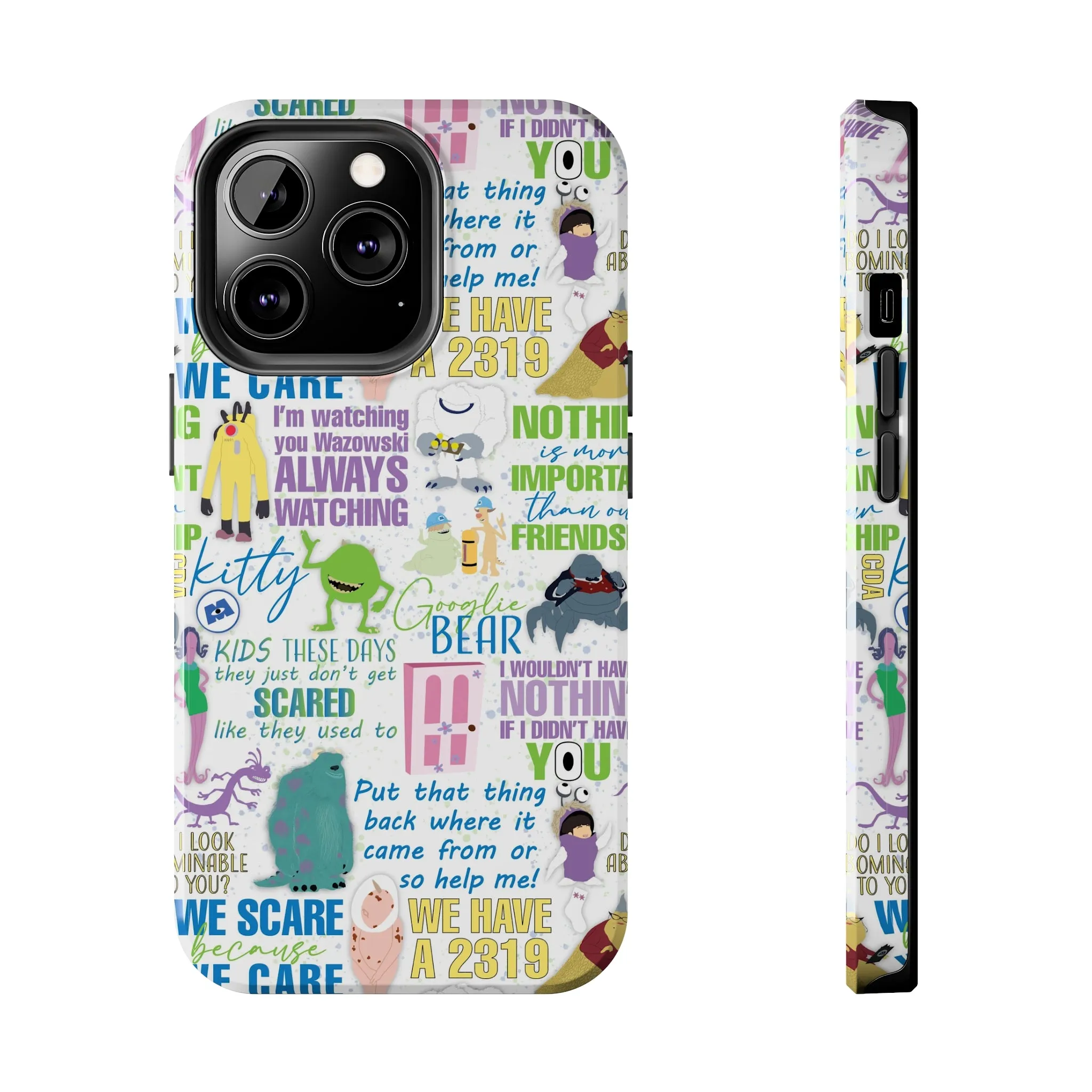 Monsters Quotes Phone Case Gift Inspired Fan Art Iphone