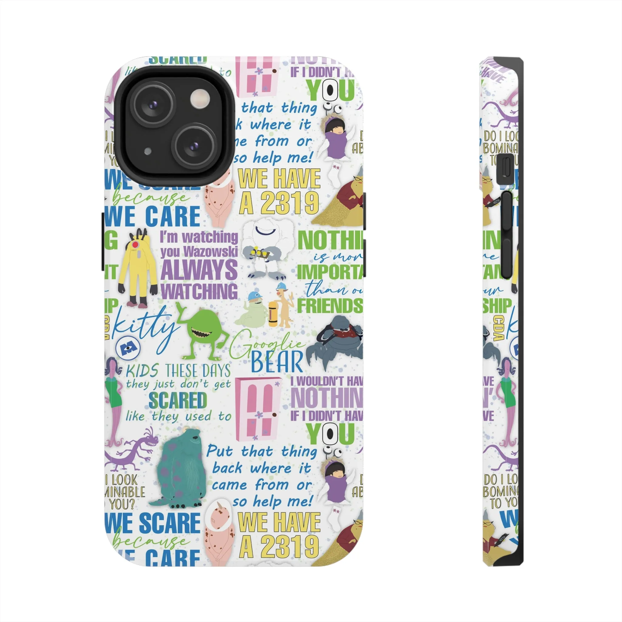 Monsters Quotes Phone Case Gift Inspired Fan Art Iphone