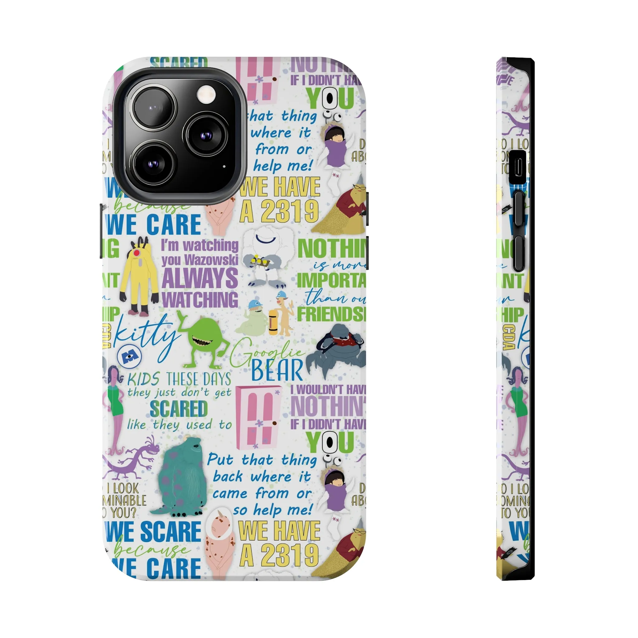 Monsters Quotes Phone Case Gift Inspired Fan Art Iphone