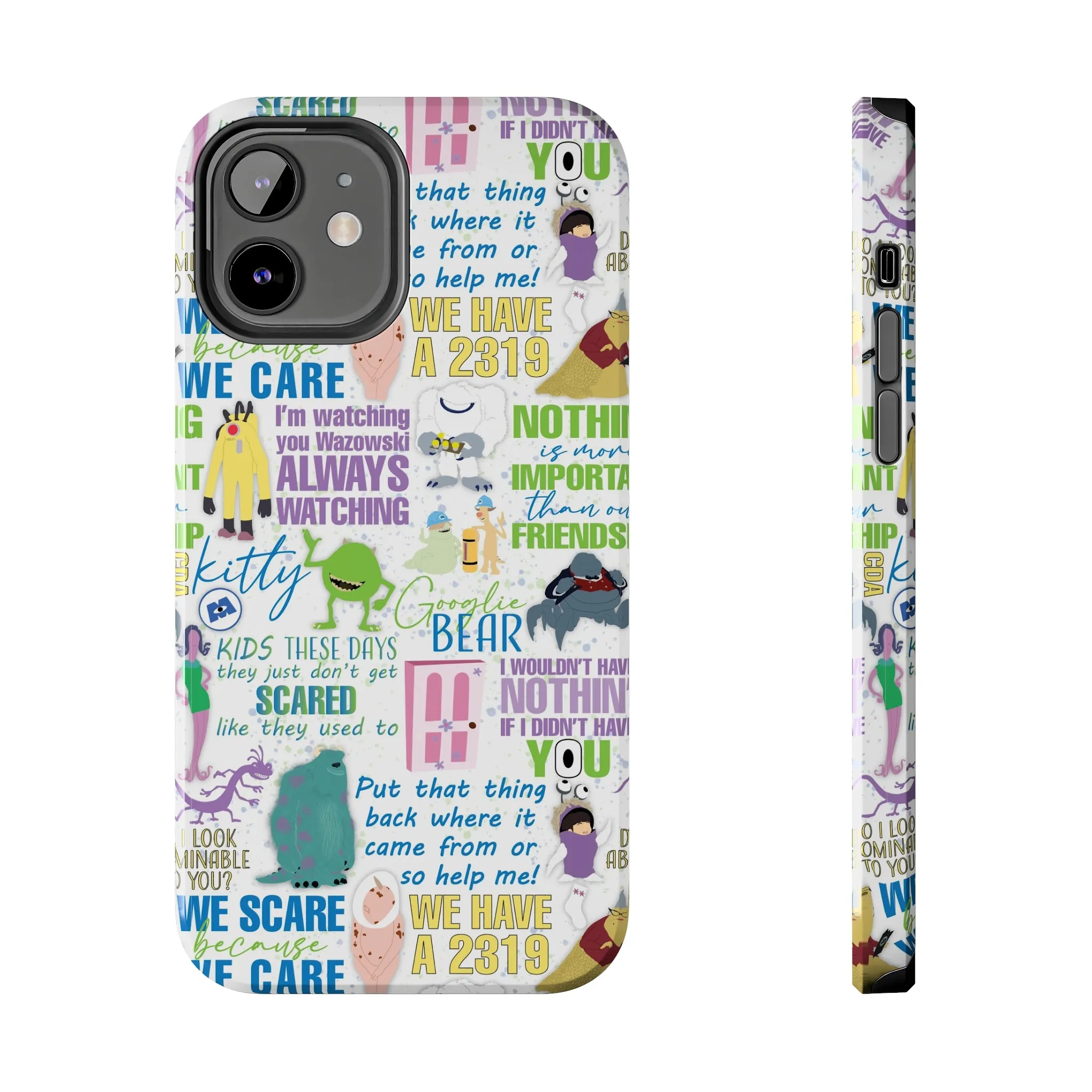 Monsters Quotes Phone Case Gift Inspired Fan Art Iphone