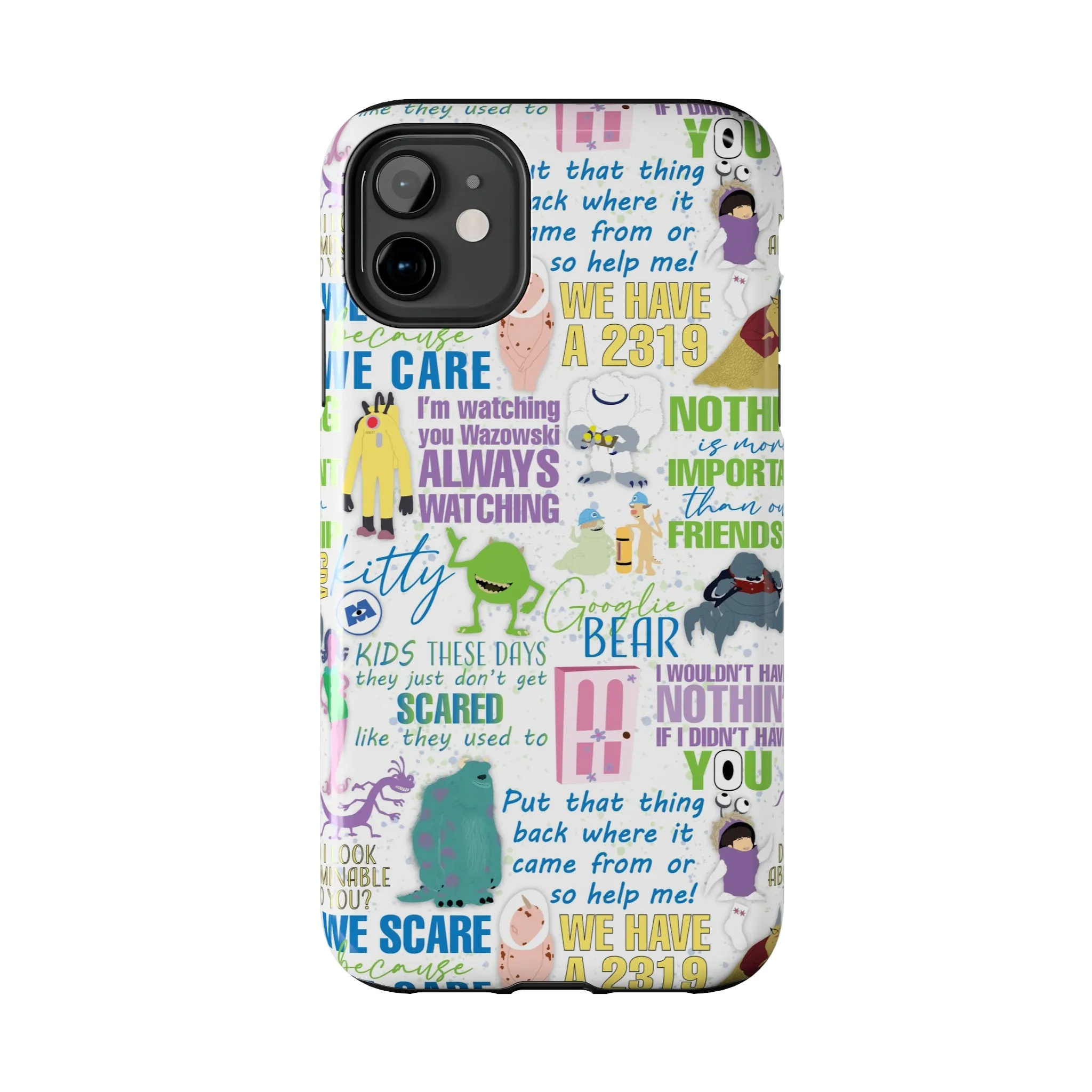 Monsters Quotes Phone Case Gift Inspired Fan Art Iphone